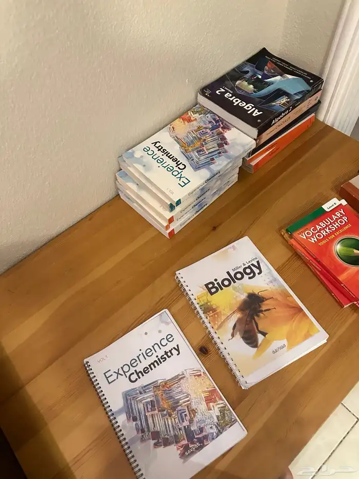 كتب منهج امريكي جميع المراحل و جميع المناهج بحالة ممتازة 9