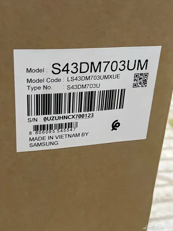 شاشة مونيتر Samsung Monitor M7  مقاس 43 1
