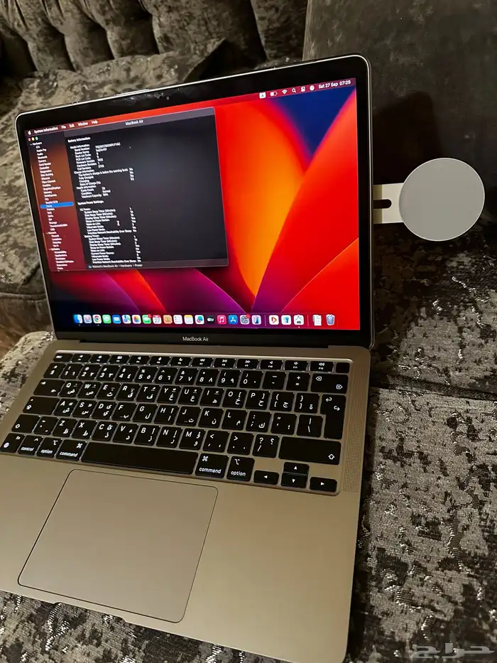 لاب توب ابل ماك بوك اير M1 شبه جديد بطارية 99 3