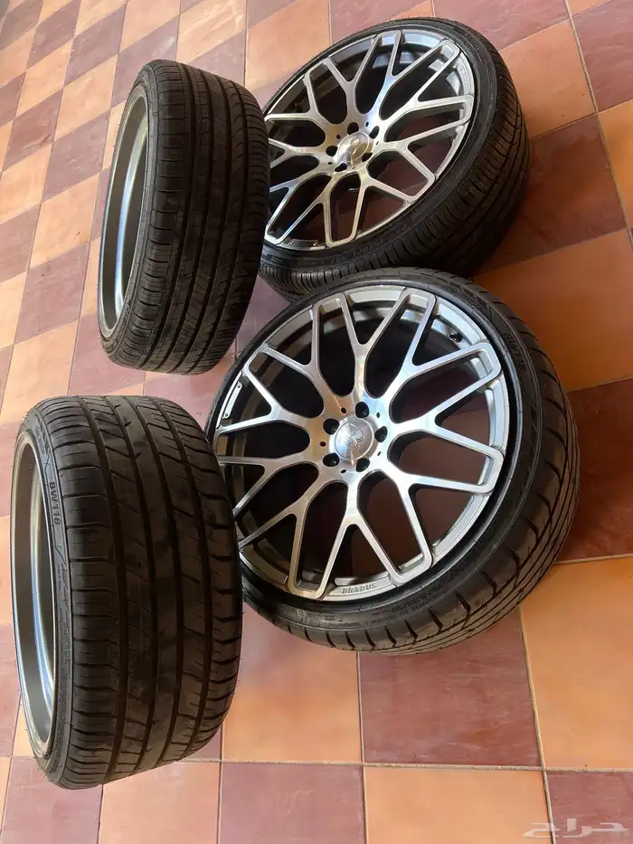 للبيع جنوط مرسيدس برابوس 21 اصليه مع الكفرات نظيفه جدا 3