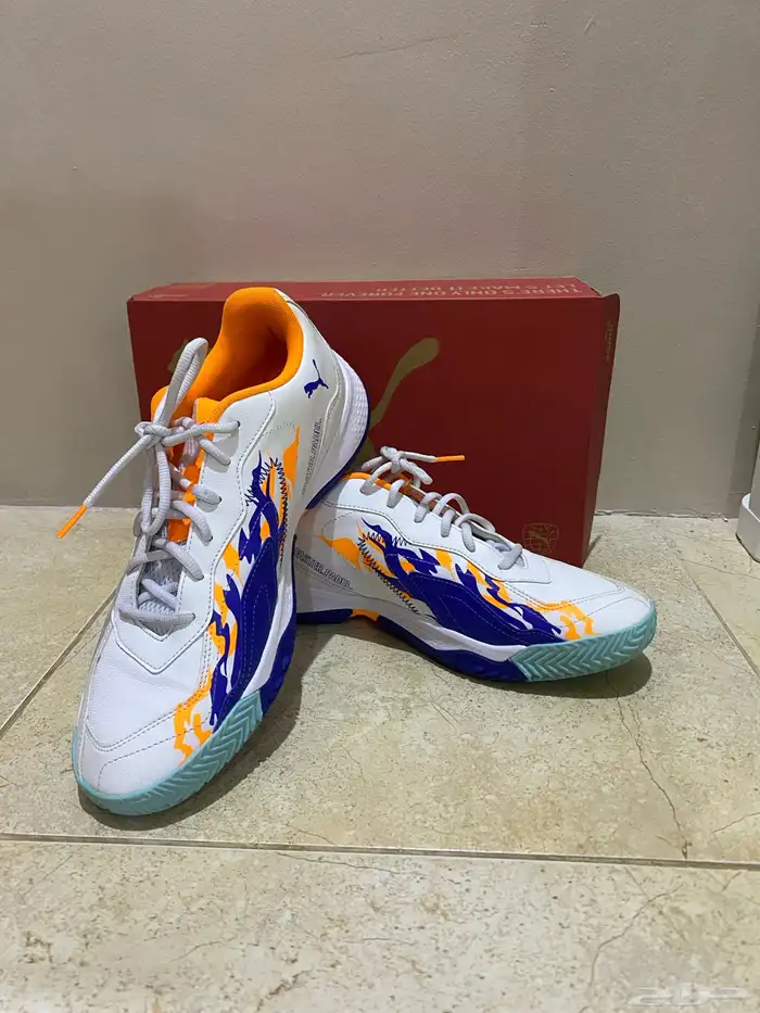 حذاء بوما رياضي مستعمل مرتين مدة الاستعمال ساعتين(شبه جديد 0