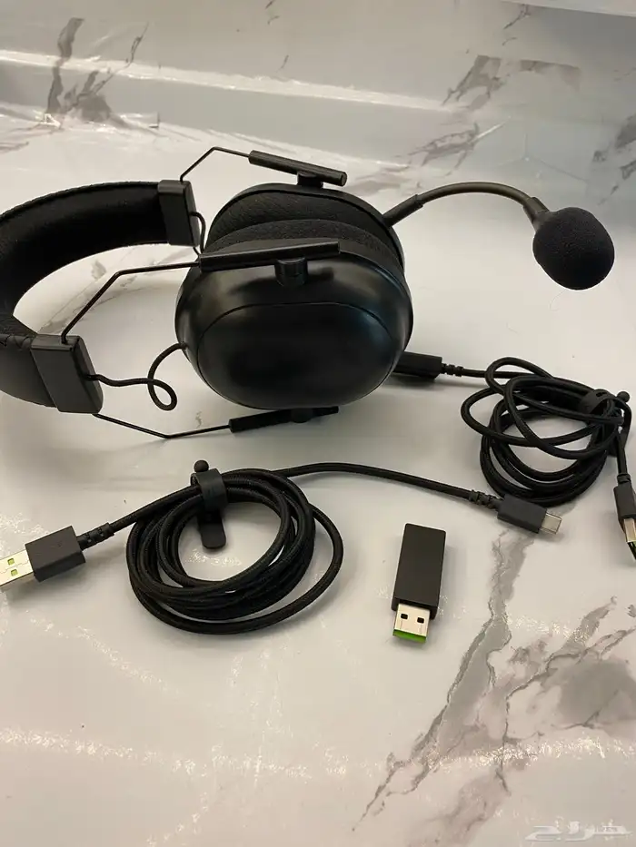 سماعة رأس RAZER مع الذاكرة والاسلاك. أصلية وجديدة .. 5