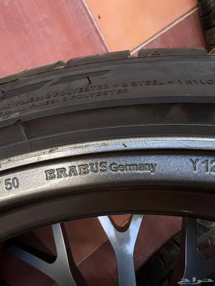 للبيع جنوط مرسيدس برابوس 21 اصليه مع الكفرات نظيفه جدا 9