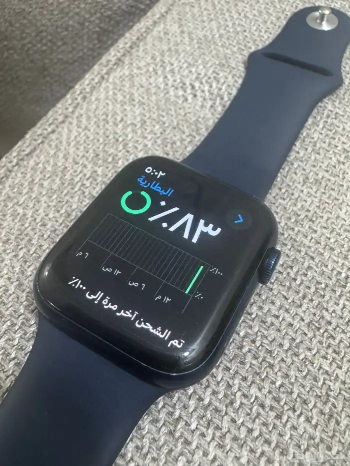 ساعة ابل الإصدار السادس نظيفه مع سلك الشحن 3