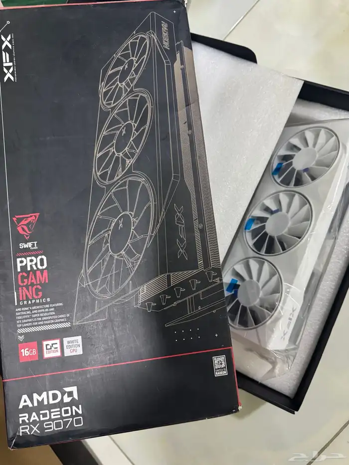 RX 9070 OC النسخة البيضاء 5
