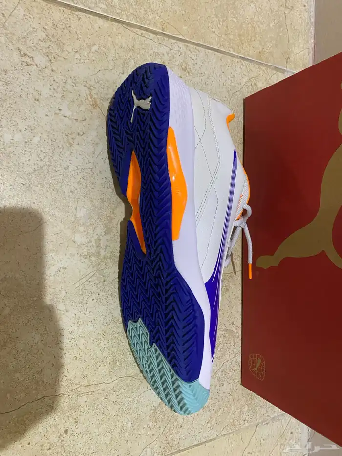 حذاء بوما رياضي مستعمل مرتين مدة الاستعمال ساعتين(شبه جديد 8