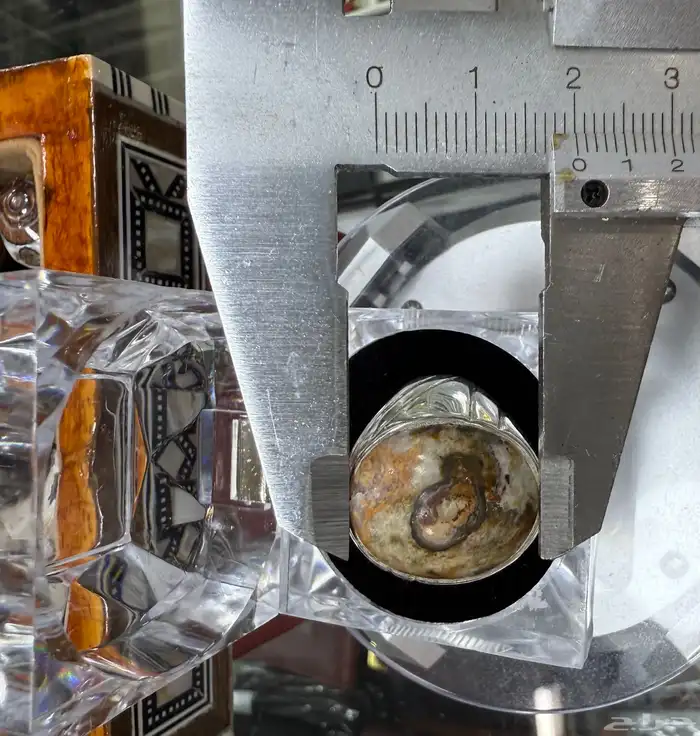 خاتم داوودي يماني فضة 925   199 ريال 8