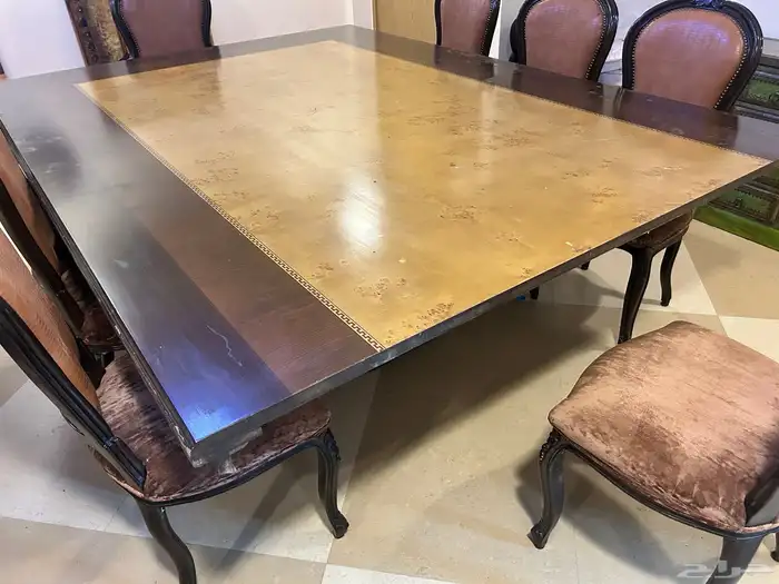 Dining or conference table with 8 chairs 6
