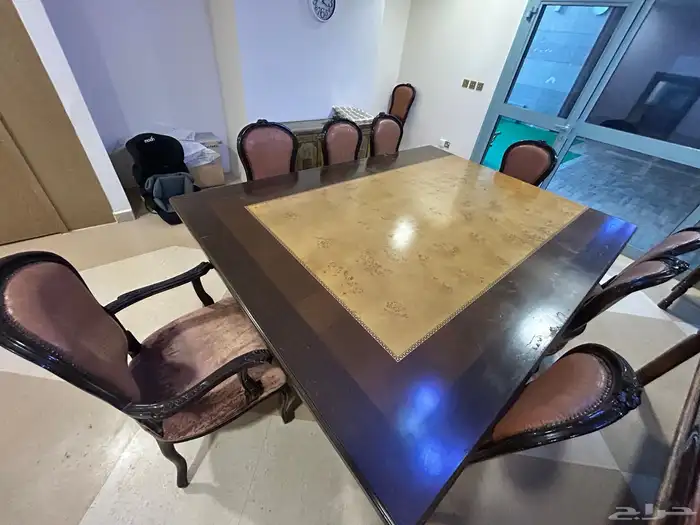 Dining or conference table with 8 chairs 2