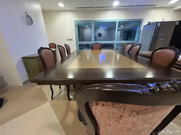 Dining or conference table with 8 chairs 4