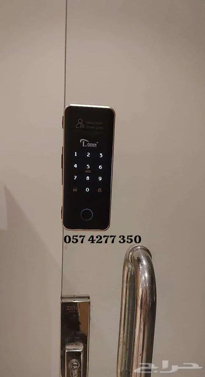 سمارت لوك قفل ابواب زجاج الكتروني 0