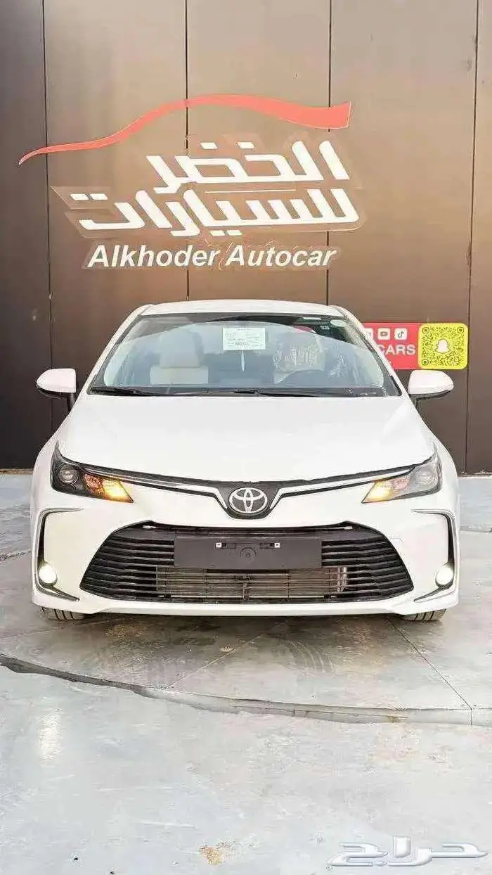 كورولا 2025 قسط يبدا من 1100ريال 0