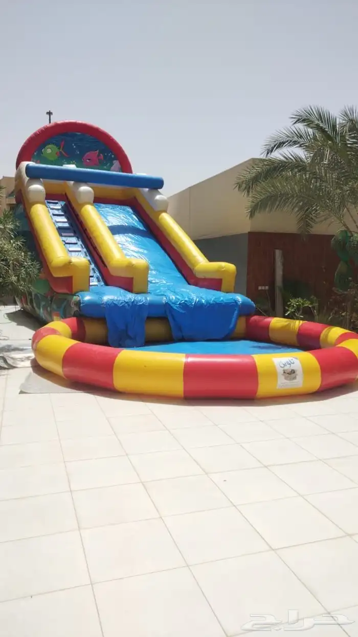 تأجير نطيطات والعاب هوائيه ومائيه وجافه ملعب صابوني ملاعب 0