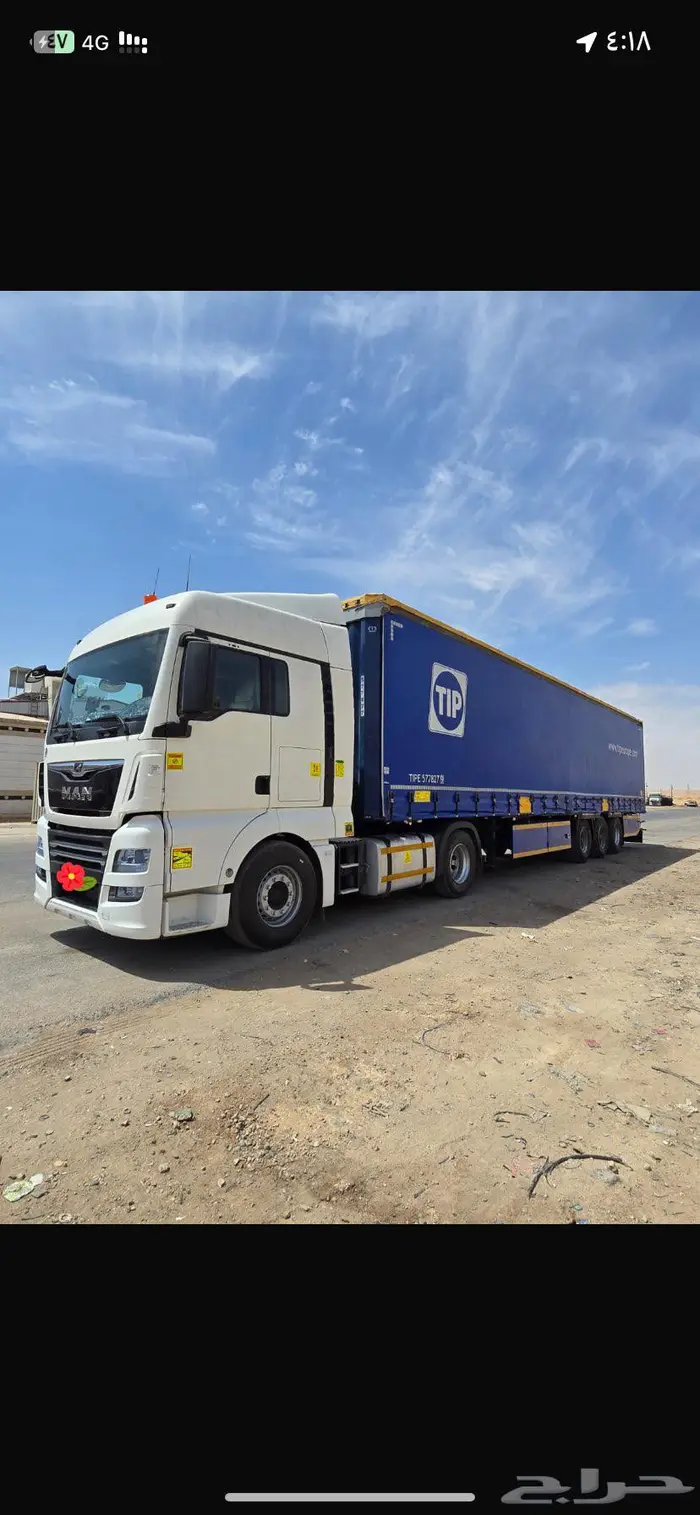 تريلا ستاره تريلا سطحه تريله جوانب للإيجار بالمشوار بالرياض 0