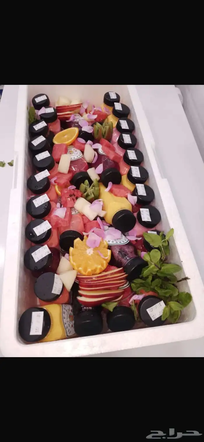 عصيرات طازجه ( بوكسات المناسبات -التجمعات - شاليهات) 3 ريال 0