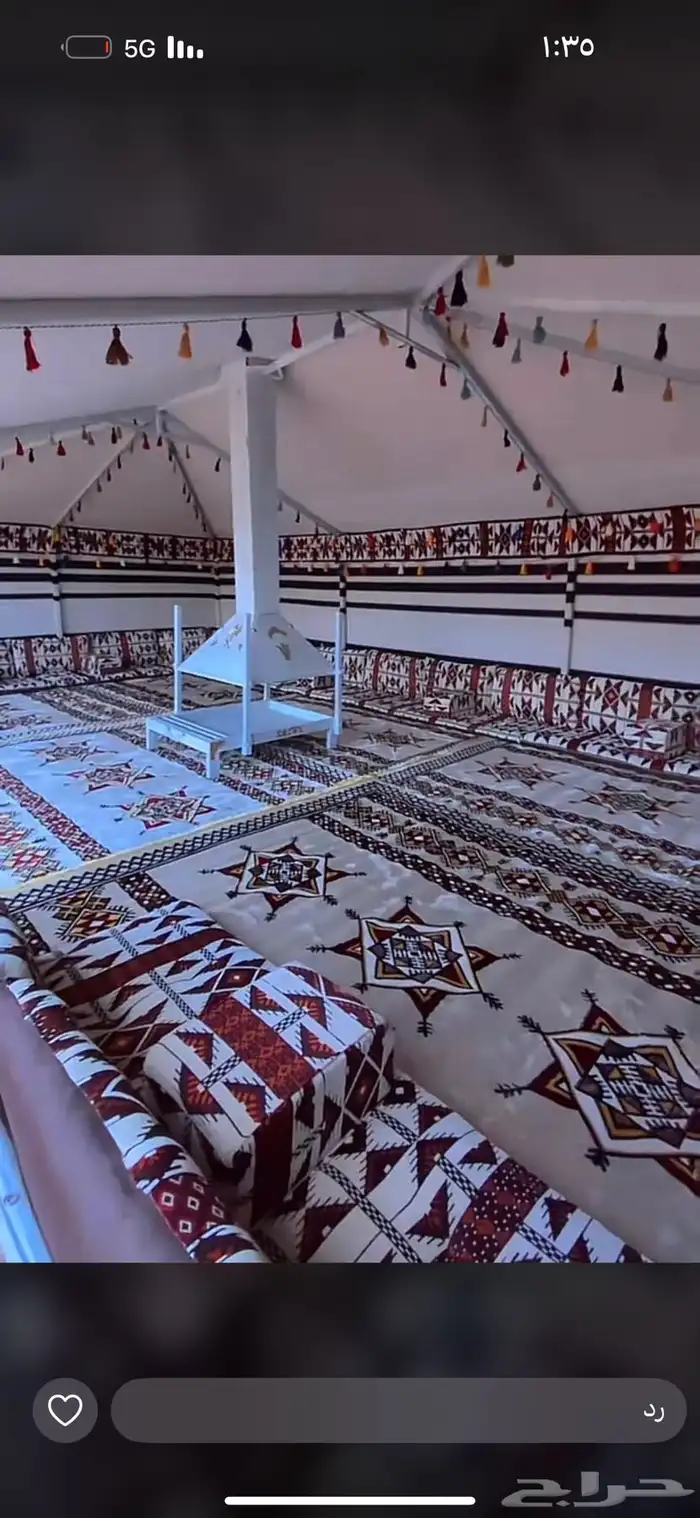 بيوت شعر المطور نضام ملكي حائل طريق المدينه 8