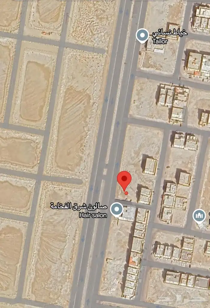 ارض تجارية للبيع في حي الشراع شارع 60 الغربي 3