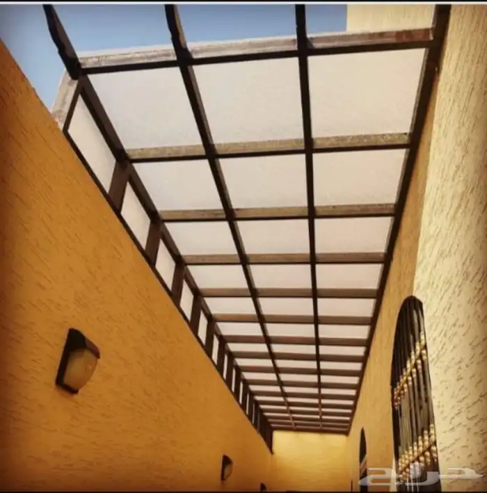 مظلات وسواتر سندويش بنل مظلات خيزران مستودعات شنكو برجولات 9