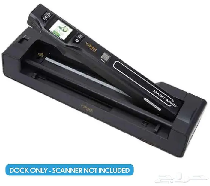 ماسح ضوئي Vupoint مزود بشاشة LCD ملونة وقاعدة تغذية تلقائية 3