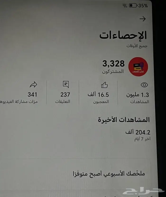 قناة يوتيوب للبيع 0