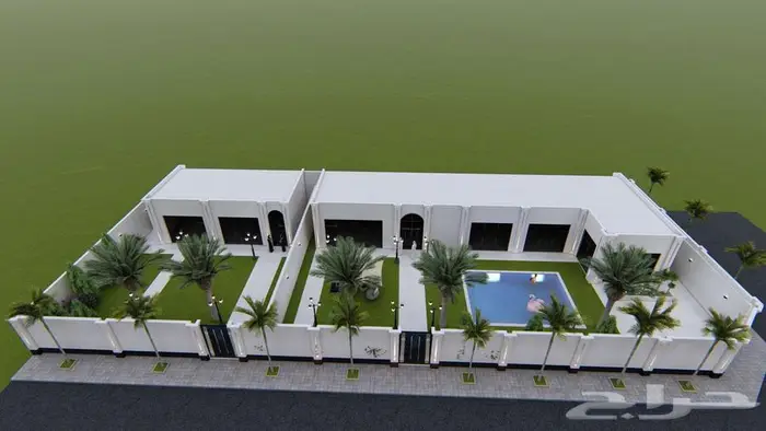 تصميم واجهة ثري دي 3d مودرن ونيوكلاسيك 1