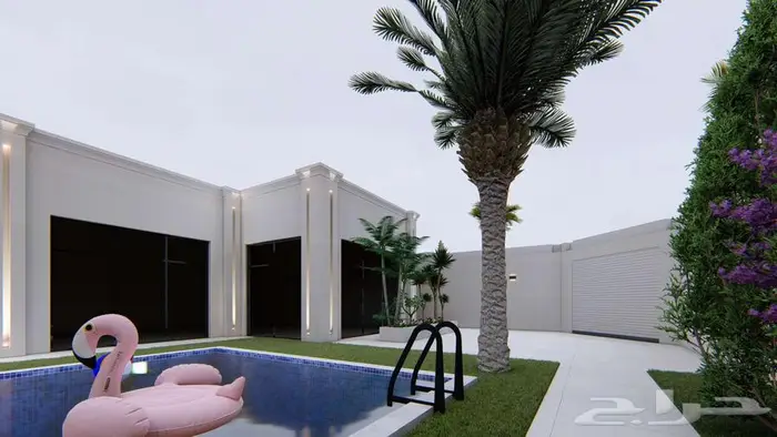 تصميم واجهة ثري دي 3d مودرن ونيوكلاسيك 6