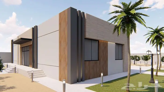 تصميم واجهة ثري دي 3d مودرن ونيوكلاسيك 11