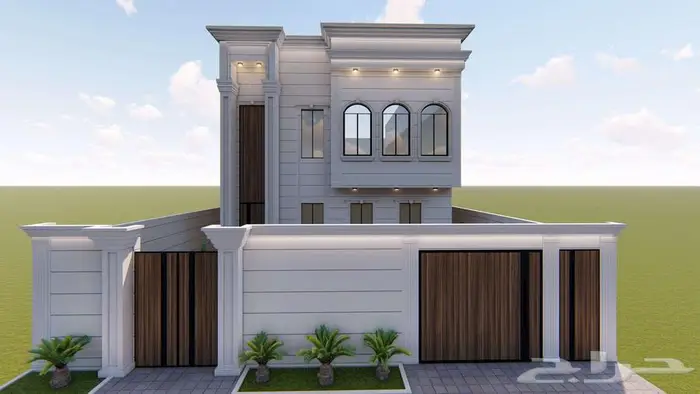 تصميم واجهة ثري دي 3d مودرن ونيوكلاسيك 16