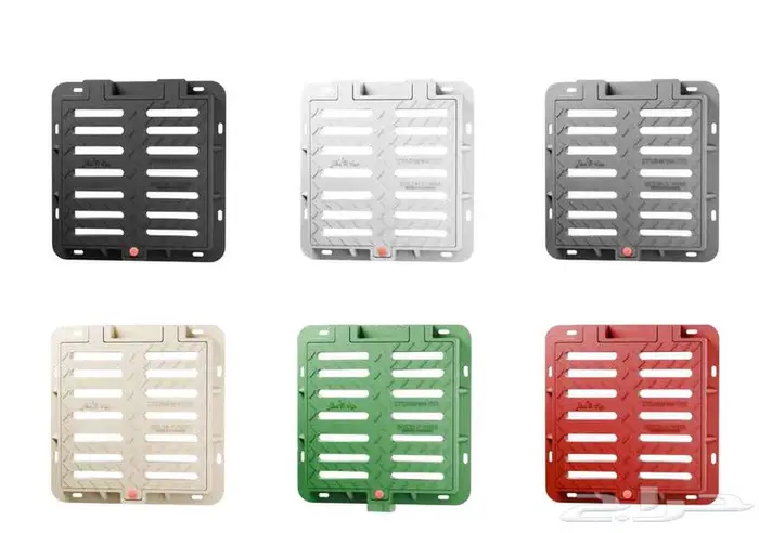 أغطية مناهل - مصائد امطار وسيول- جريلات- GRP Manhole Covers 4