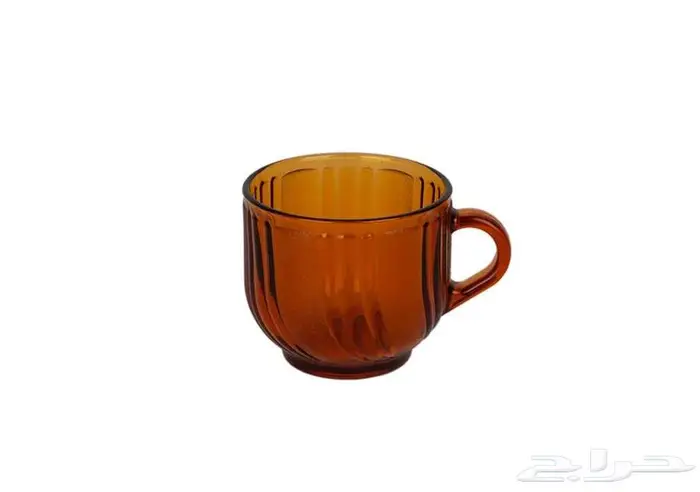 كاس عسلي منحوت 0