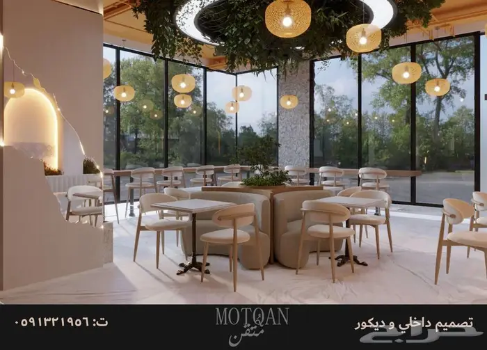 بوث خارجي تصميم ديكور محل برجر تصميم كافيه كوفي تصميم داخلي 30