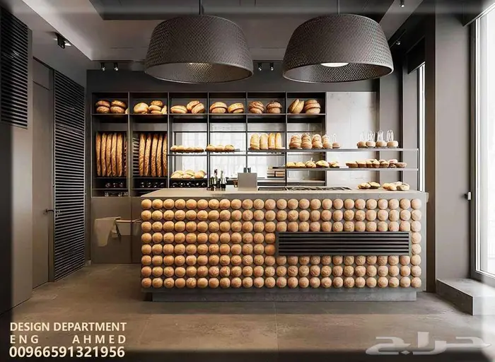 بوث خارجي تصميم ديكور محل برجر تصميم كافيه كوفي تصميم داخلي 1