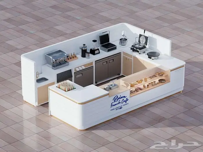 بوث خارجي تصميم ديكور محل برجر تصميم كافيه كوفي تصميم داخلي 27