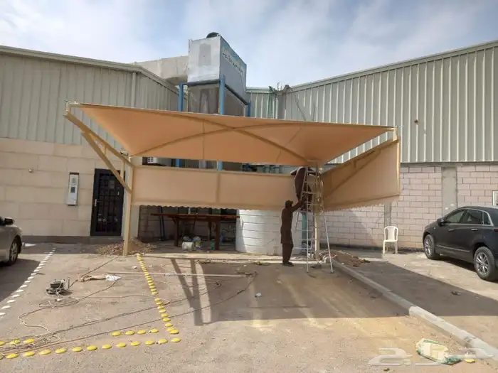 مظلات وسواتر سندويش بنل مظلات خيزران مستودعات شنكو برجولات 12