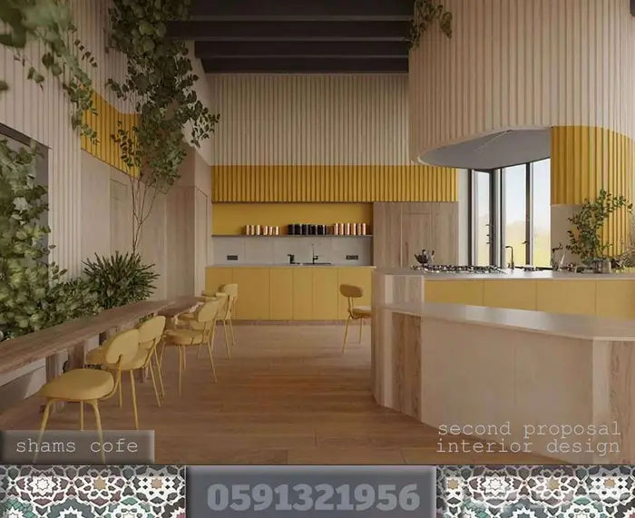 بوث خارجي تصميم ديكور محل برجر تصميم كافيه كوفي تصميم داخلي 61