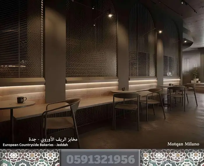 بوث خارجي تصميم ديكور محل برجر تصميم كافيه كوفي تصميم داخلي 67