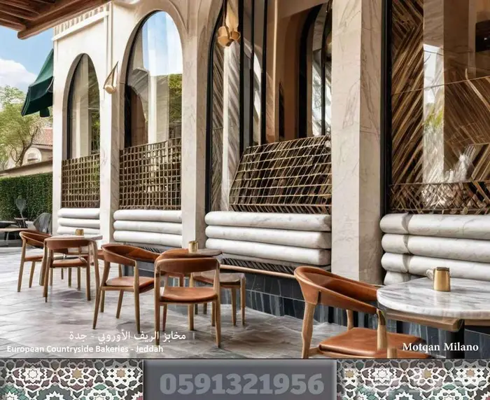 بوث خارجي تصميم ديكور محل برجر تصميم كافيه كوفي تصميم داخلي 73