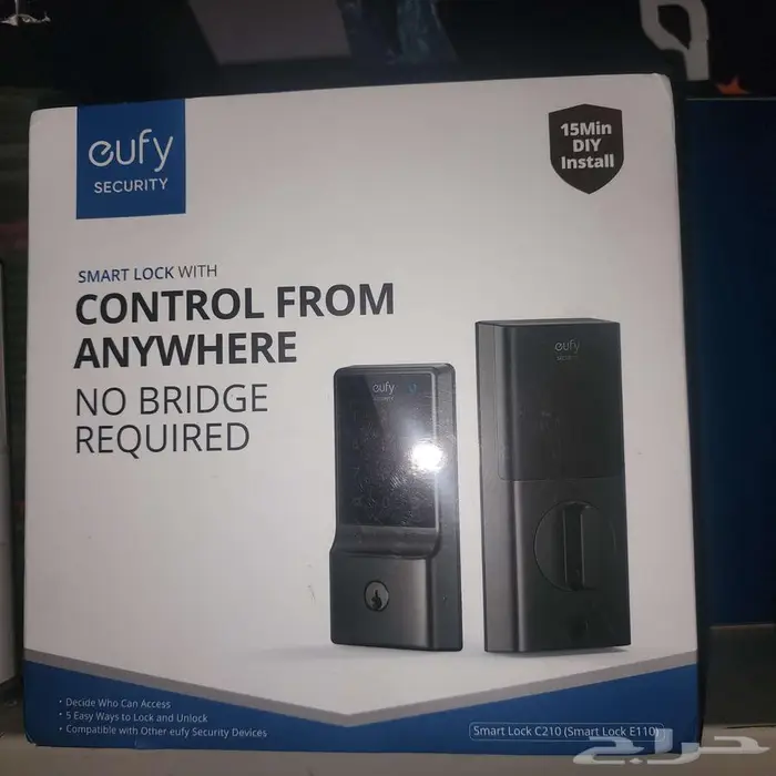 قفل باب ذكي من eufy واي فاي 1