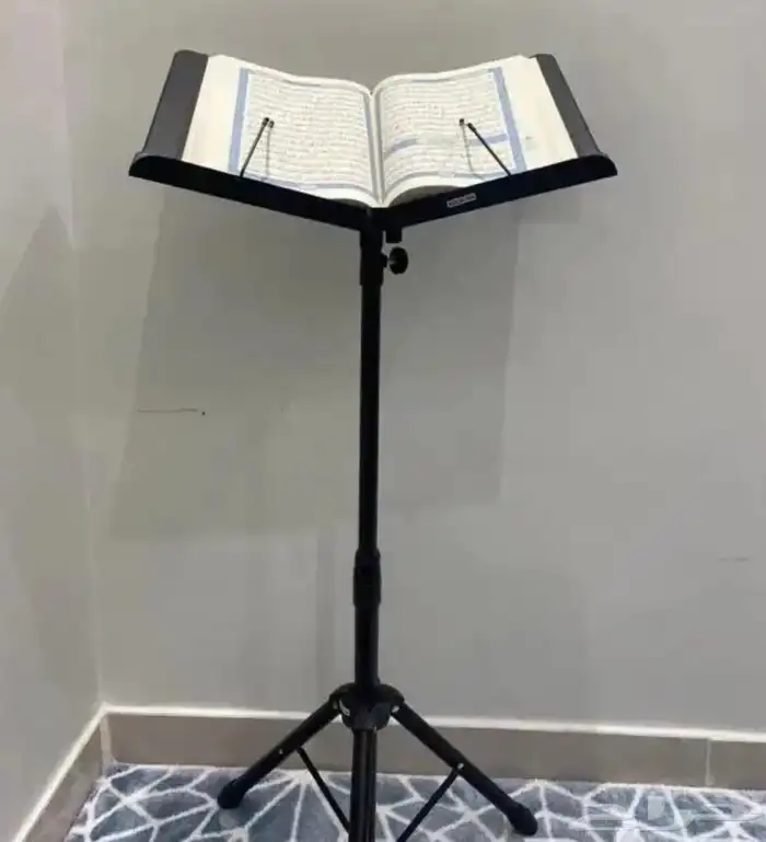 حامل مصحف استيل مرن   حامل قران متين وقابل لتعديل للقراءة 3