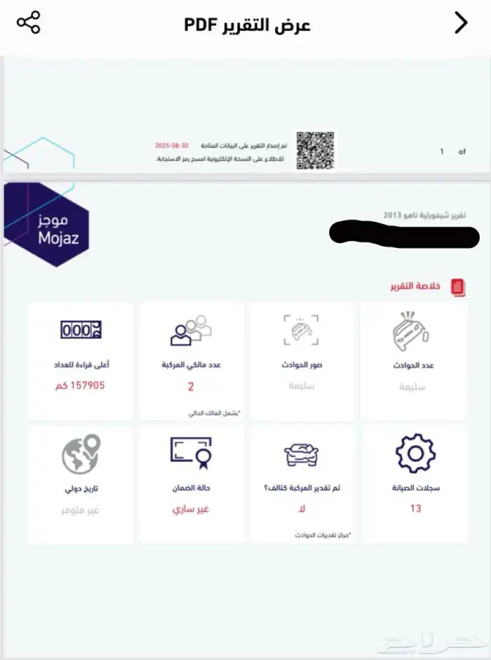 تاهو 2013 فل كامل ممشى قليل 40