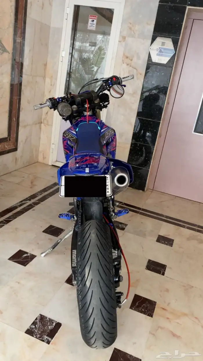 ياماها صحراوي 450 سوبرموتو موديل 21 تشغيل كهربا عليه اضافات 9