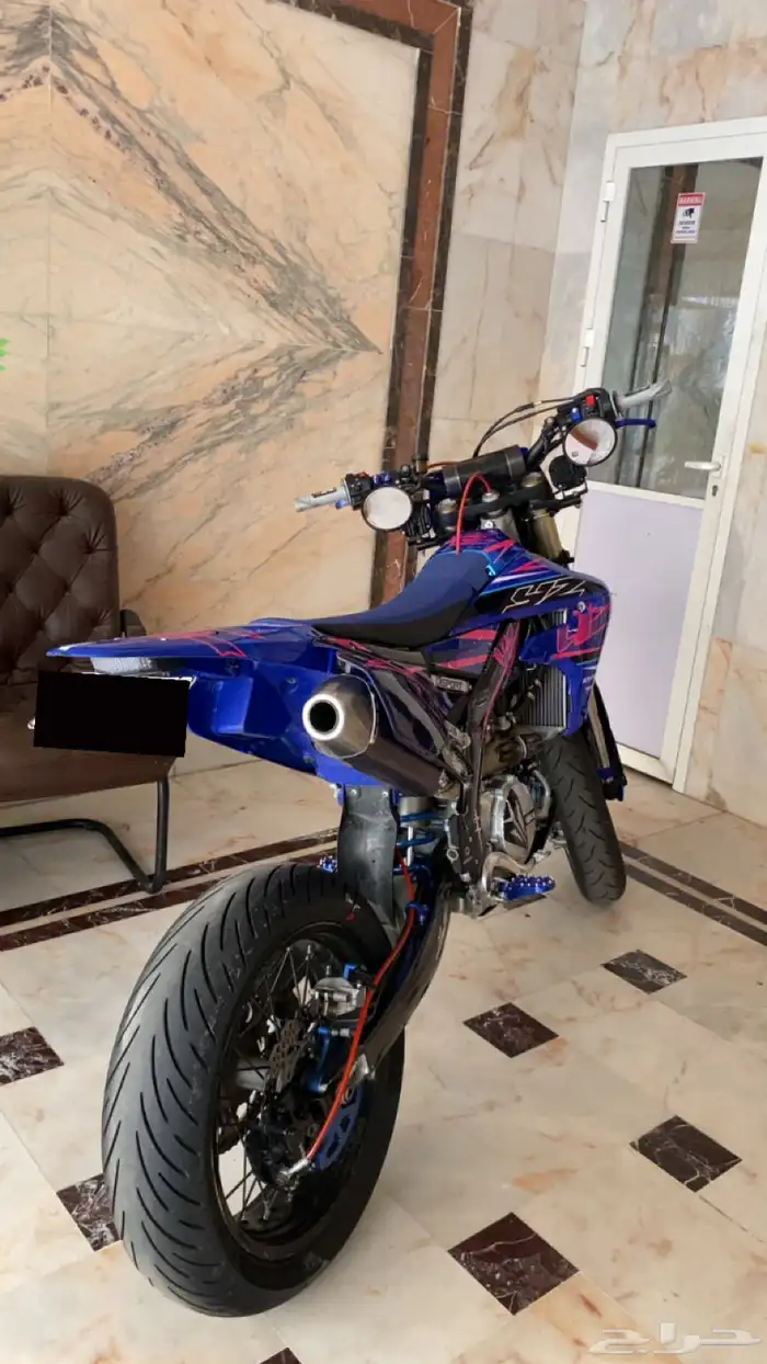 ياماها صحراوي 450 سوبرموتو موديل 21 تشغيل كهربا عليه اضافات 10