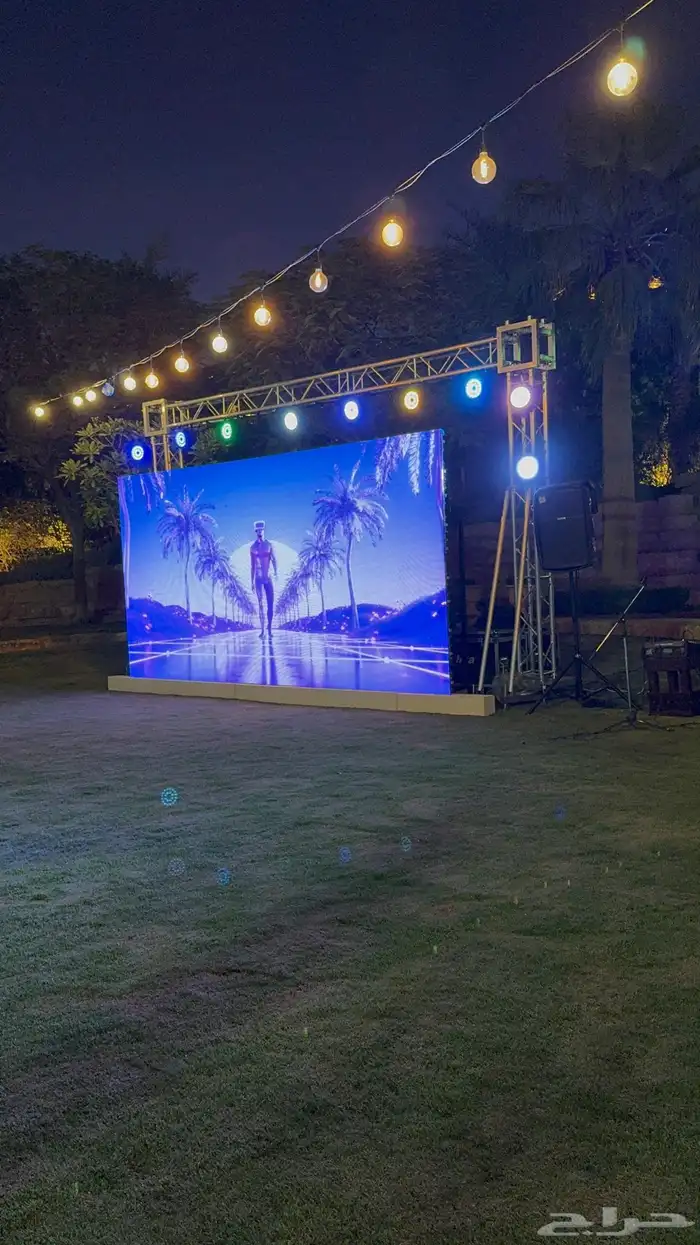 تأجير شاشات LED وصوتيات   تجهيز معارض ومؤتمرات كاملة 7