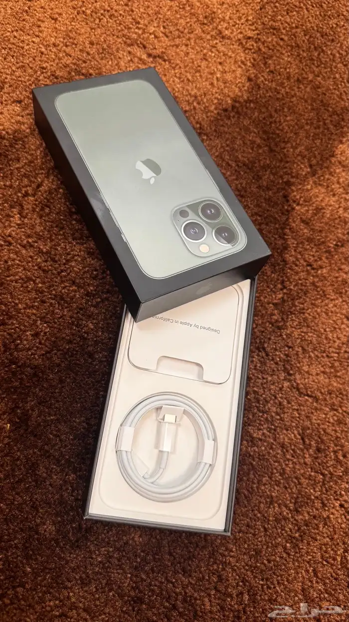 آيفون 13 برو زيتي الاصلي 256 نظيف جدا  لم يفك بحالة المصنع 0