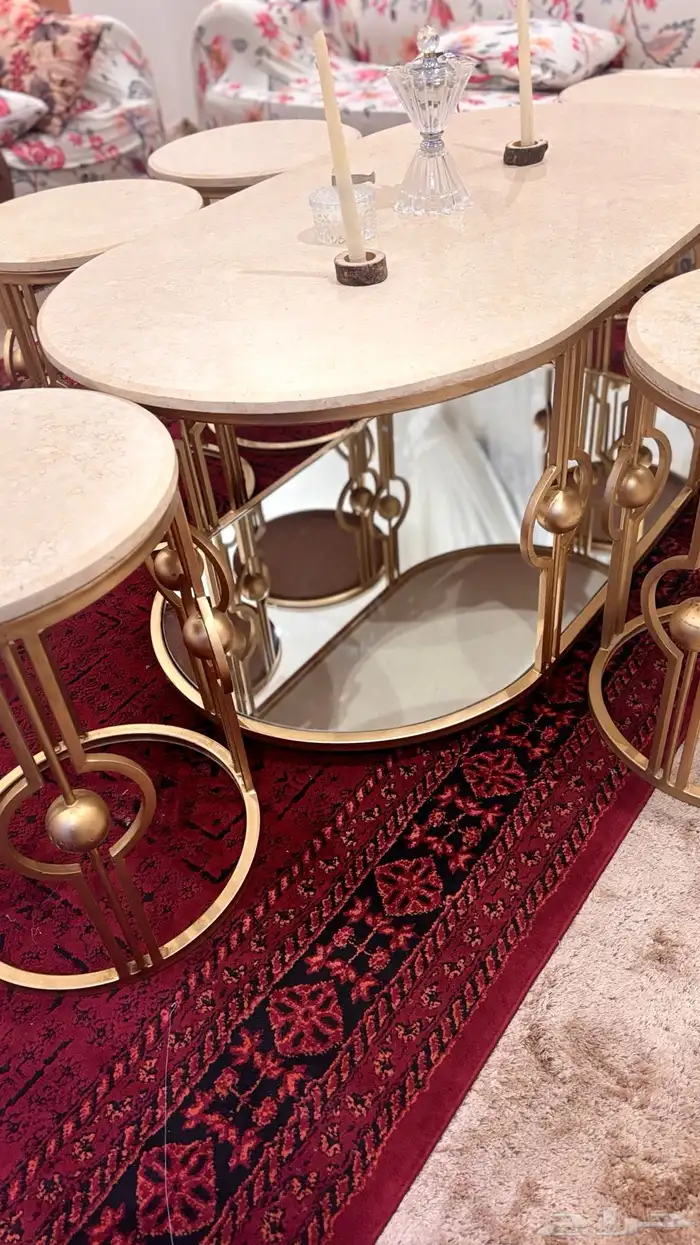 طاولات رخام (حجر) وليس خشب 4