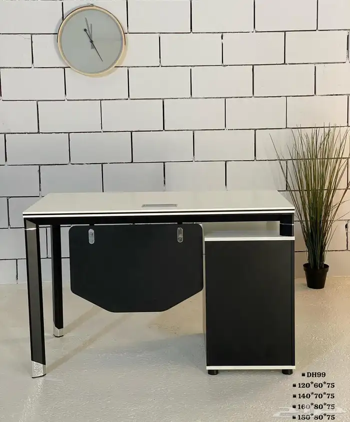 طاولة مكتب وخزانة مكتب وطاولة خدمة بتصميم فاخر 34