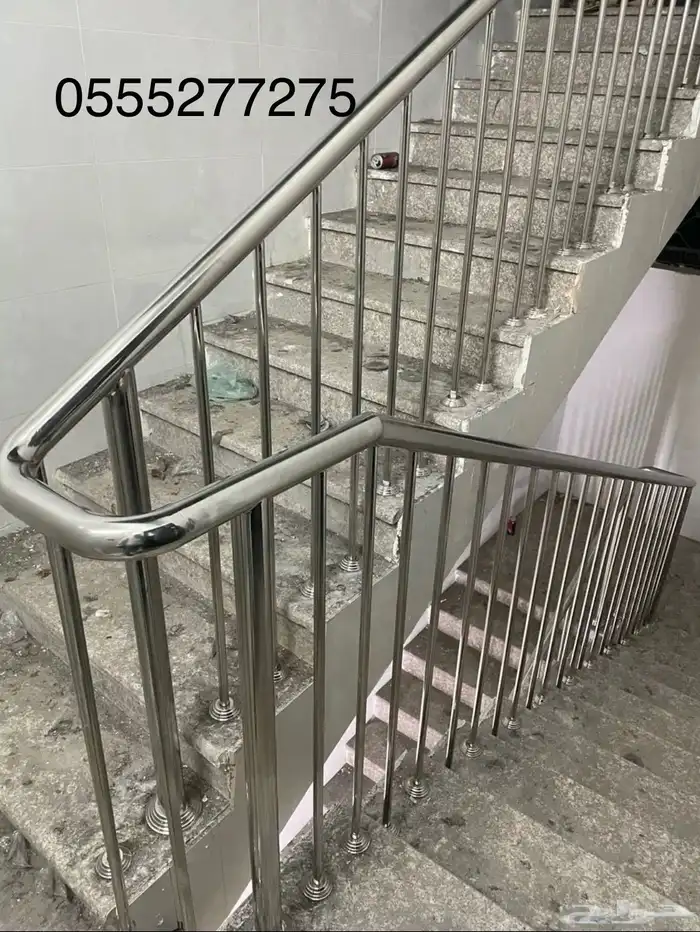 دربزان درج حواجز درج استانلس استيل   زجاج 92