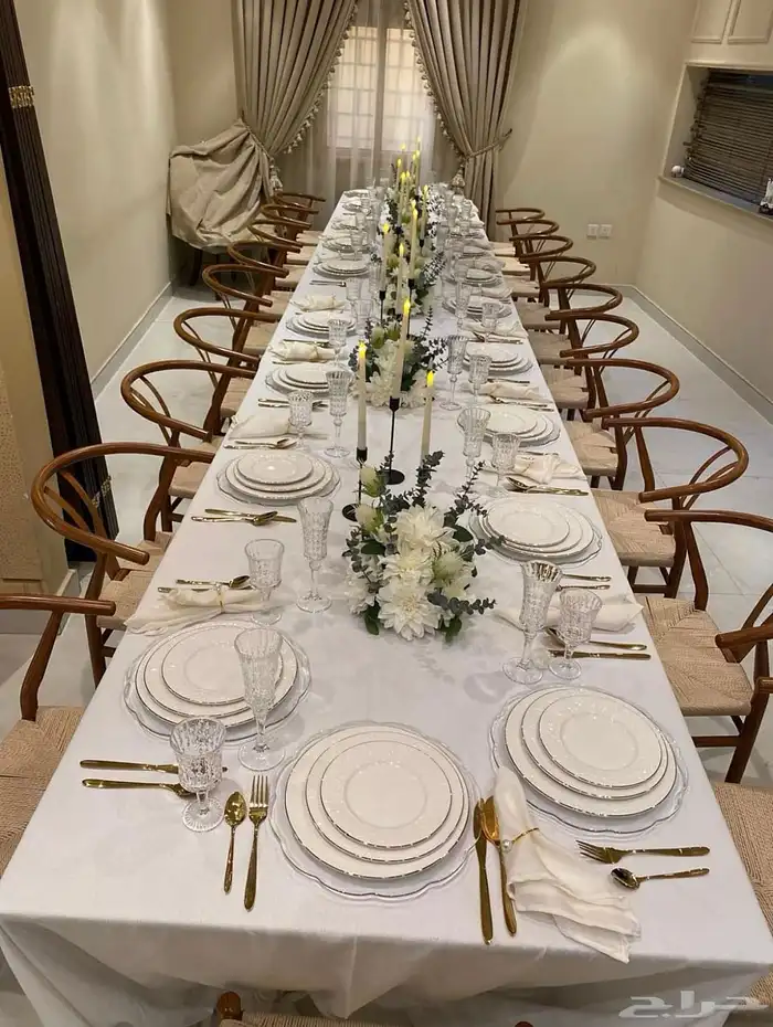 تنسيق طاولة عشاء شمال الرياض 6