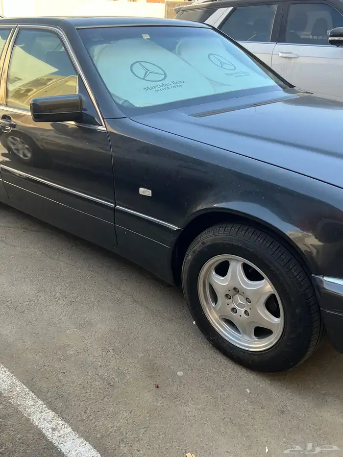 جنوط مرسيدس شبح w140 مع كفرات 2