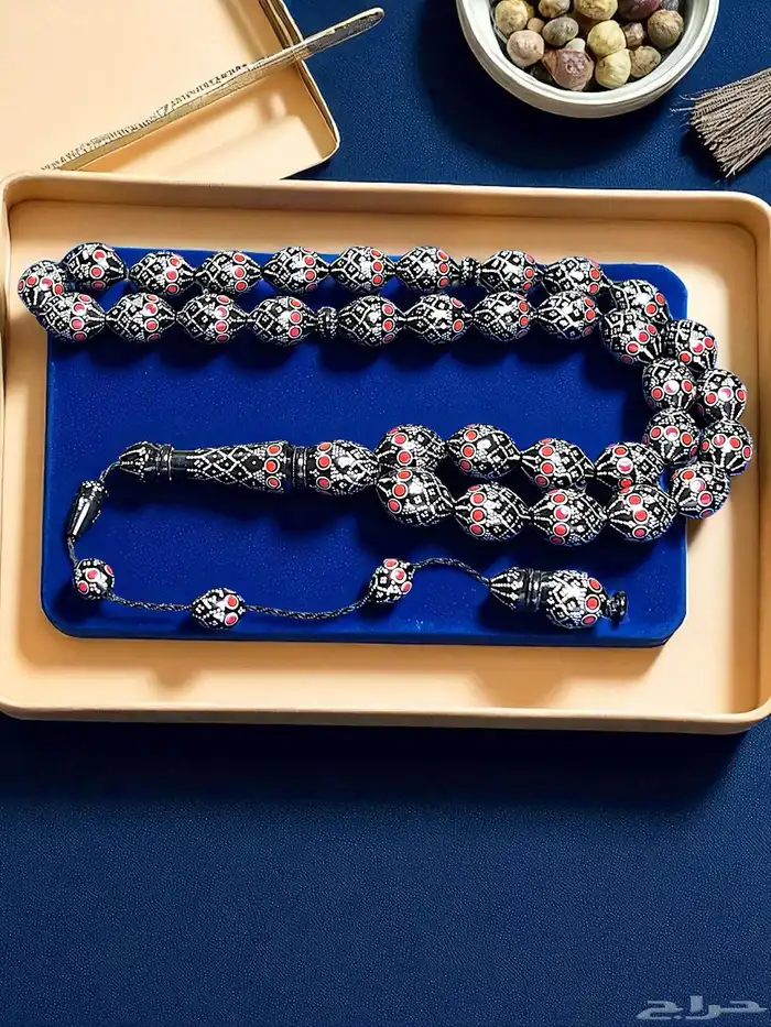 سبح وخواتم نوادر (يسر   فضة   كوك   عظم نعام   أوبال   عقيق 2